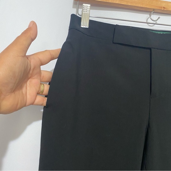 Lauren‎ Ralph Lauren Petite Camaron Black Wool Dress Pants Size 4P Office - Picture 3 of 9